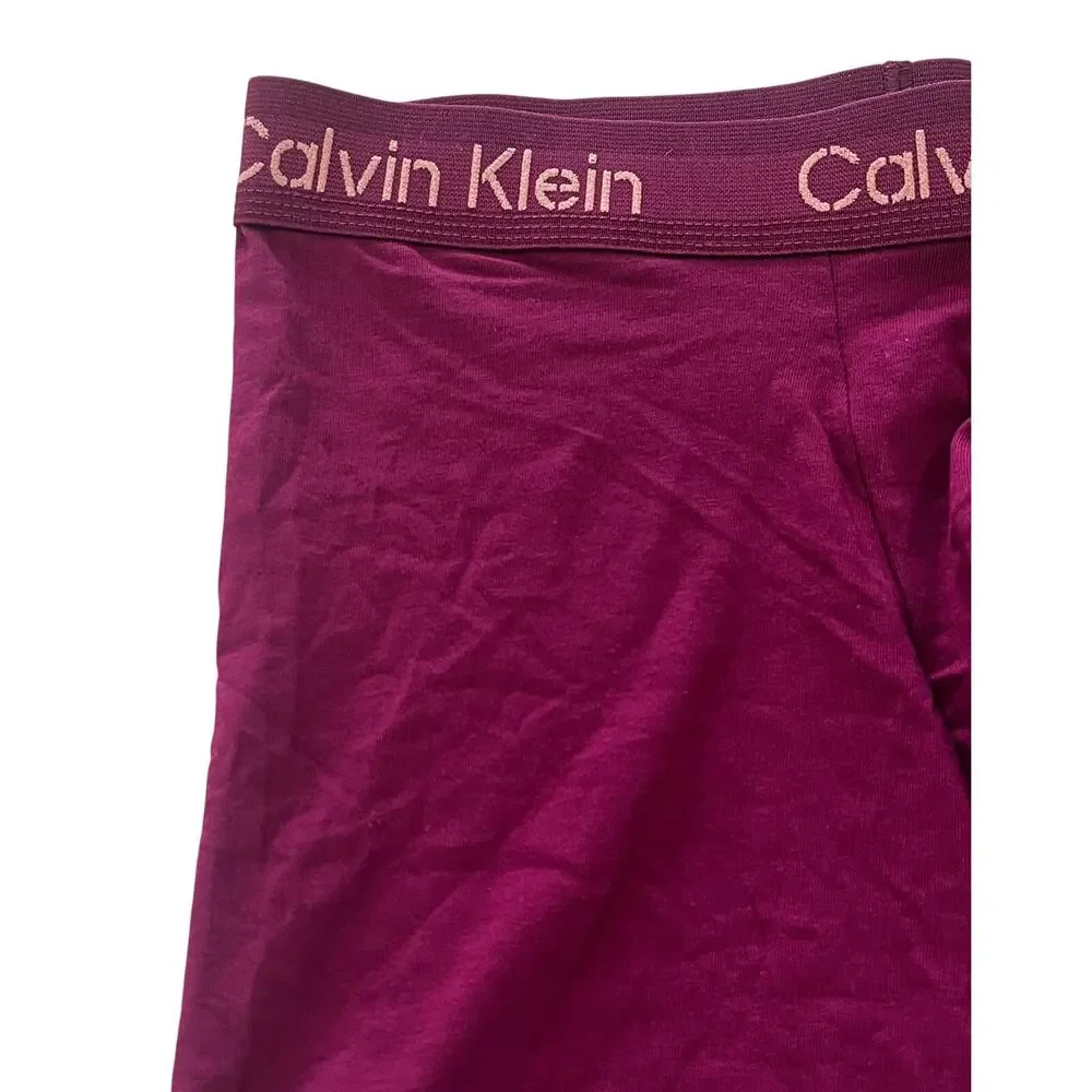 15-63(2) CALVIN KLEIN Men's NWOT Cotton Stretch Boxer Briefs Magenta M
